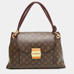 Louis Vuitton Ecru Monogram Leather Olympe Nimbus GM Bag at