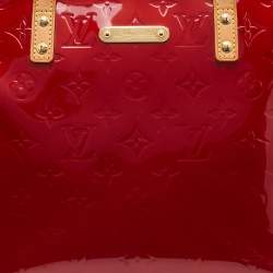 Pre Owned Louis Vuitton Orange Sunset Monogram Vernis Bellevue PM Bag