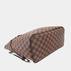 Pre Owned Louis Vuitton Brown Damier Ebene Canvas Neverfull MM Tote Bag