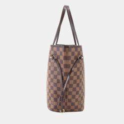 Pre Owned Louis Vuitton Brown Damier Ebene Canvas Neverfull MM Tote Bag