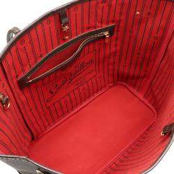 Louis Vuitton Brown Damier Ebene Canvas Neverfull MM Tote Bag