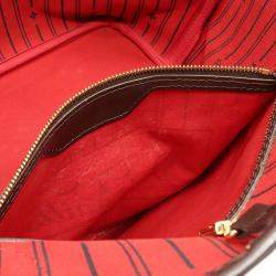 Louis Vuitton Brown Damier Ebene Canvas Neverfull MM Tote Bag