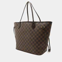 Louis Vuitton Brown Damier Ebene Canvas Neverfull MM Tote Bag