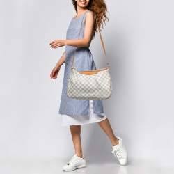 Siracusa cloth handbag Louis Vuitton White in Cloth - 25855914
