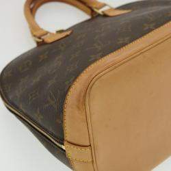 Pre Owned   Louis Vuitton Monogram Alma Hand Bag M51130 LV Auth pt4862