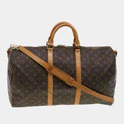 Auth Vintage Louis Vuitton French Company Speedy Duffel Bag Keepall Monogram