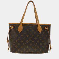 Louis+Vuitton+Neverfull+Beige+Interior+Tote+PM+Brown+Canvas for sale online