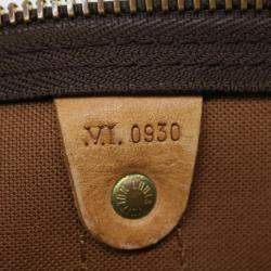 Pre Owned Louis Vuitton Monogram Keepall Bandouliere 45 Boston Bag M41418 LV Auth nh7502q