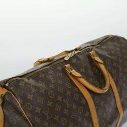Pre Owned Louis Vuitton Monogram Keepall Bandouliere 60 Boston Bag M41412 LV Auth 33065
