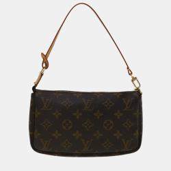 Pre Owned Louis Vuitton Monogram Pochette Accessoires Pouch M51980 LV Auth 30112