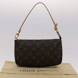 Pre Owned Louis Vuitton Monogram Pochette Accessoires Pouch M51980 LV Auth 30112