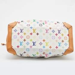 Pre Owned حقيبة لوي فيتون ارسولا كانفاس مونوغرامي أبيض متعدد الألوان 