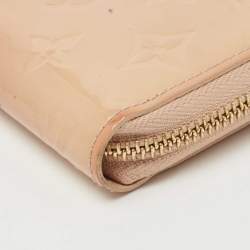 Louis Vuitton Noisette Monogram Vernis Zippy Wallet