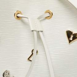 Pre Owned Louis Vuitton White Epi Leather Lovelock NeoNoe MM Bag