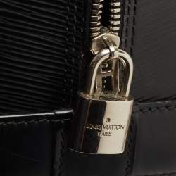 Pre Owned Louis Vuitton Black Epi Leather Alma GM Bag