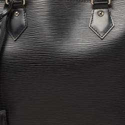 Pre Owned Louis Vuitton Black Epi Leather Alma GM Bag