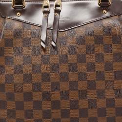 Pre Owned Louis Vuitton Damier Ebene Canvas and Leather Westminister GM Bag