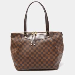 Louis Vuitton Neverfull Gm Ebene 2011 White Damier Azur Canvas