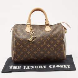 Pre Owned Louis Vuitton Monogram Canvas Speedy 30 Bag