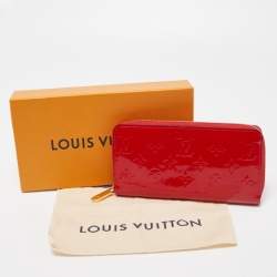 Louis Vuitton Cerise Monogram Vernis Zippy Wallet