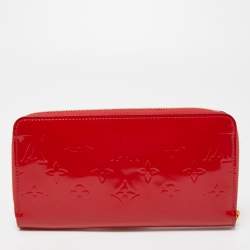 Louis Vuitton Cerise Monogram Vernis Zippy Wallet