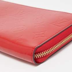 Louis Vuitton Cerise Monogram Vernis Zippy Wallet