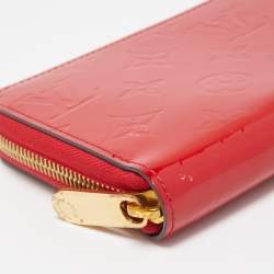Louis Vuitton Cerise Monogram Vernis Zippy Wallet