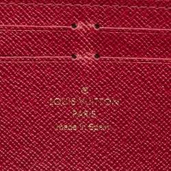 Louis Vuitton Monogram Canvas Clemence Zip Around Wallet