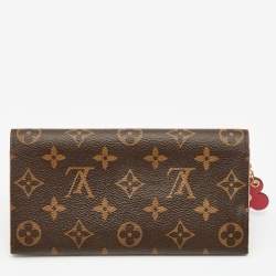 Louis Vuitton Monogram Canvas Flower Emilie Wallet 