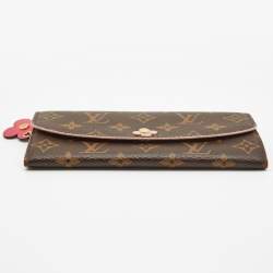 Louis Vuitton Monogram Canvas Flower Emilie Wallet 