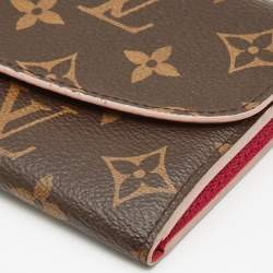 Louis Vuitton Monogram Canvas Flower Emilie Wallet 