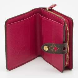 Louis Vuitton - Pink Perforated Monogram Compact Zippy