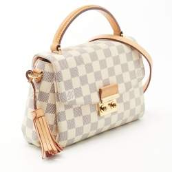 Pre Owned Louis Vuitton Damier Azur Canvas Croisette Bag