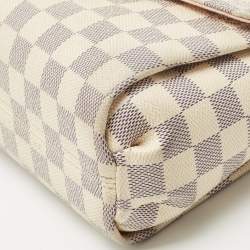 Pre Owned Louis Vuitton Damier Azur Canvas Croisette Bag