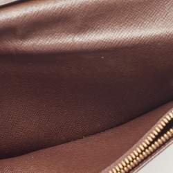 Louis Vuitton Damier Ebene Canvas  Brazza Wallet