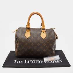Pre Owned Louis Vuitton Monogram Canvas Speedy 25 Bag