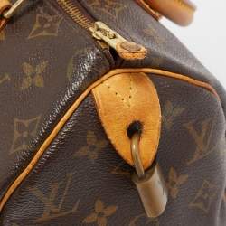 Pre Owned Louis Vuitton Monogram Canvas Speedy 25 Bag