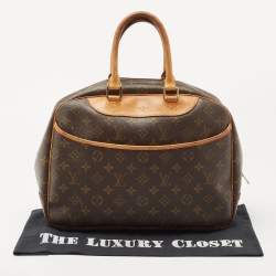 Pre Owned Louis Vuitton Monogram Canvas Deauville Bag