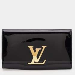 Louis Vuitton Nude Vernis Leather Louise Clutch Bag - Yoogi's Closet