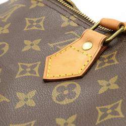 Pre Owned Louis Vuitton Brown Monogram Canvas Speedy 40 Top Handle Bag