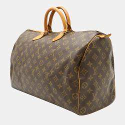 Louis Vuitton Brown Monogram Canvas Speedy 40 Top Handle Bag Louis Vuitton