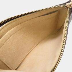 Pre Owned Louis Vuitton Brown Monogram Canvas Milla Pochette Clutch Bag