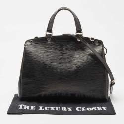 Pre Owned Louis Vuitton Black Electric Epi Leather Brea GM Bag