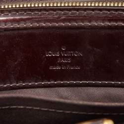 Pre Owned Louis Vuitton Amarante Monogram Vernis Virginia MM Bag