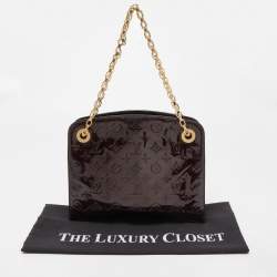 Pre Owned Louis Vuitton Amarante Monogram Vernis Virginia MM Bag