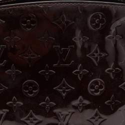 Pre Owned Louis Vuitton Amarante Monogram Vernis Virginia MM Bag