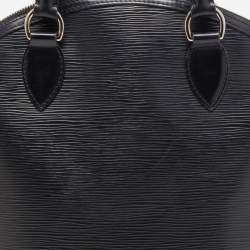 Pre Owned Louis Vuitton Black Epi Leather Lockit Vertical Bag