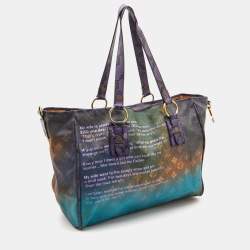 Pre Owned Louis Vuitton Multicolor Monogram Canvas Limited Edition Richard Prince Heartbreak Jokes Bag