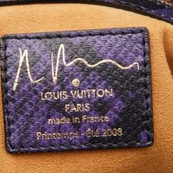 Pre Owned Louis Vuitton Multicolor Monogram Canvas Limited Edition Richard Prince Heartbreak Jokes Bag