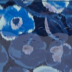 Pre Owned Louis Vuitton Blue Ikat Monogram Vernis Leather Pochette Accessoires Shoulder Bag